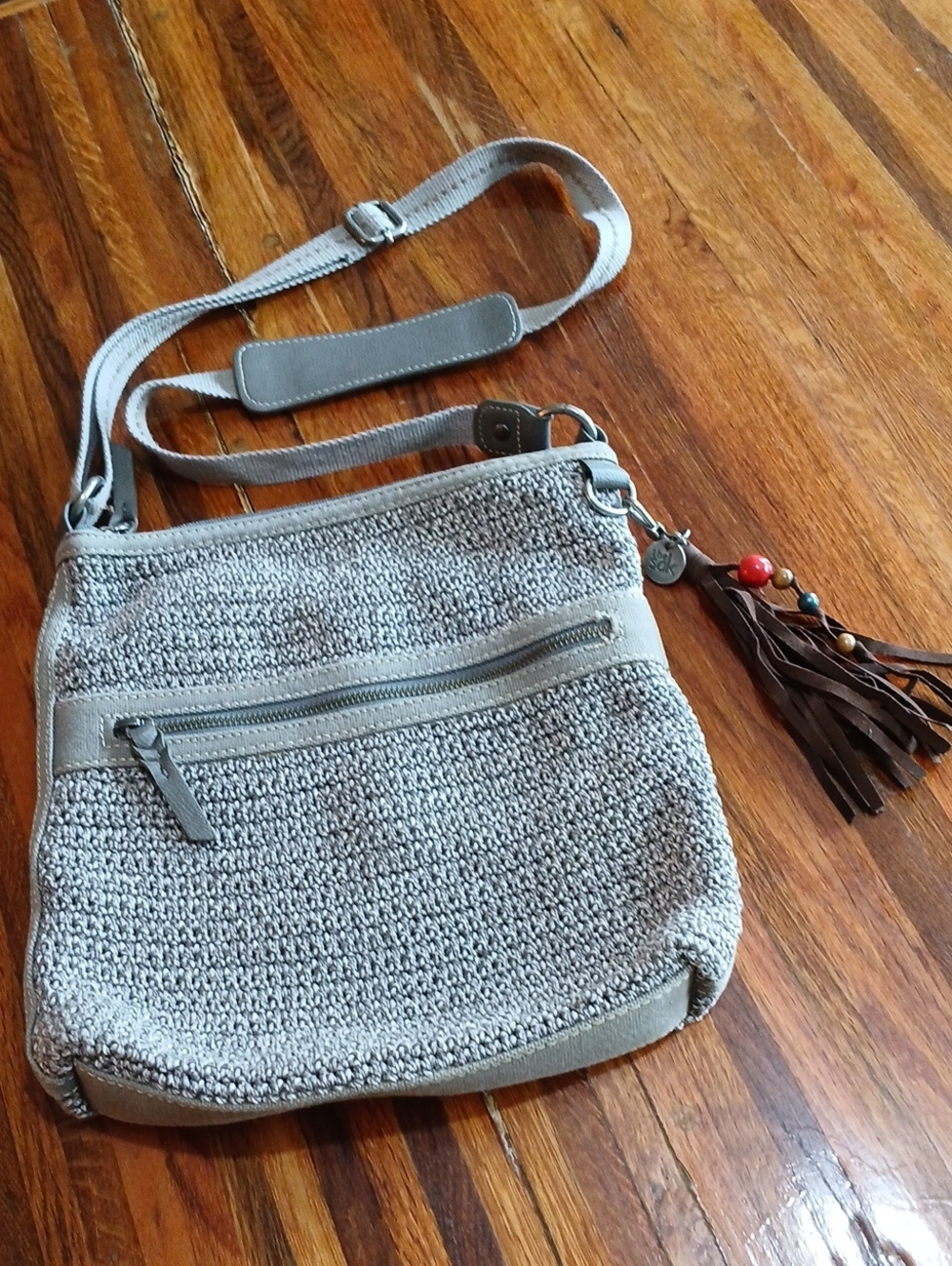 The Sak Lucia Crossbody Bag Purse - Gray